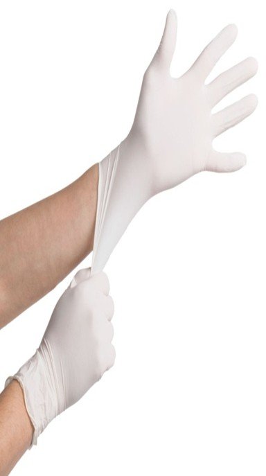 Latex Gloves, Powdered